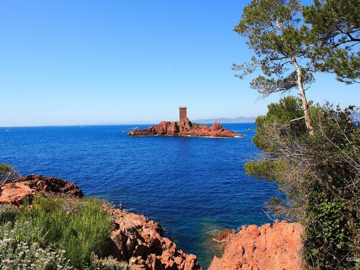 Spacieux 3 Pieces Avec Terrasse, Piscine Et Garage, A 2 Pas De La Plage - Saint Raphael - Fr-1-226A-274 Kültér fotó